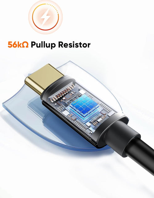 Load image into Gallery viewer, USB C to USB Cable Short  USB C to USB a Short 6 Inch USB C Cable Fast Charging 3A USB a to USB C Short 480Mbps Data for Power Bank Stylus Pen S21 S20 Pixel Gopro Hero 0.15M Black
