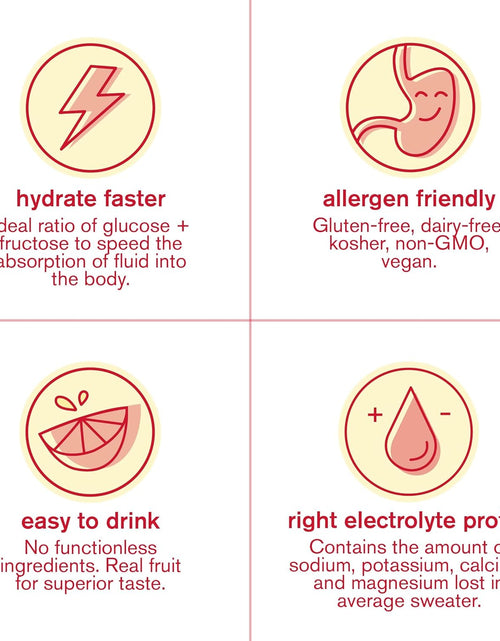 Load image into Gallery viewer, Hydration Packets Hydration Drink Mix, Strawberry Lemonade (20Ct) - Electrolyte Powder Developed for Athletes and Sports Performance, Gluten Free, Vegan, Kosher
