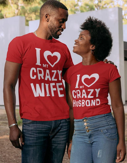 Load image into Gallery viewer, Matching Shirts for Couples Love My Husband Wife Valentines Day T-Shirts

