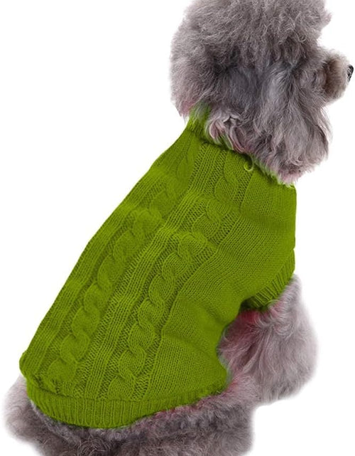 Load image into Gallery viewer, Small Dog Sweaters Knitted Pet Cat Sweater Warm Dog Sweatshirt Dog Winter Clothes Kitten Puppy Sweater
