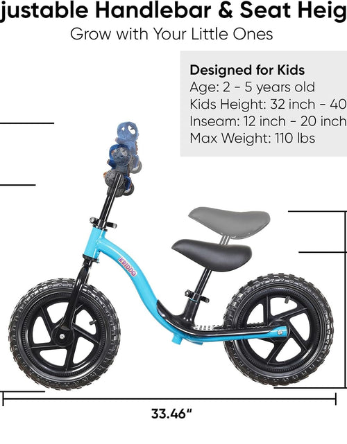 Load image into Gallery viewer, Toddler Balance Bike 2 Year Old, Age 18 Months to 5 Years Old, Early Learning Interactive Push Bicycle with Steady Balancing, Gift Bike for 2-5 Boys Girls

